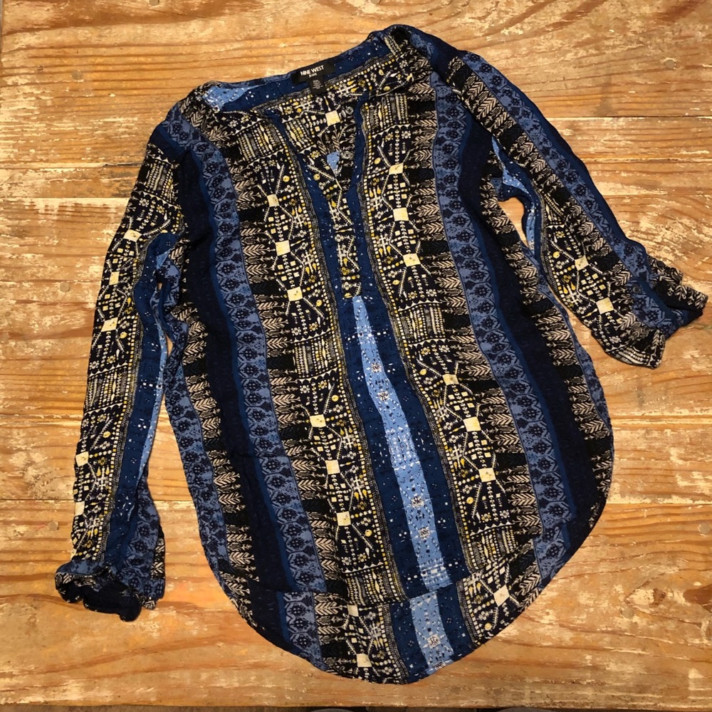 Nine West utility blouse XXL